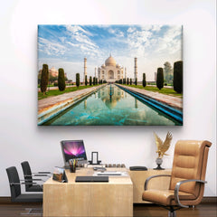 Majestic Sunrise: Taj Mahal, Agra, India | Mural