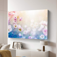 Hintergrund von Gartenblumen. Natürlicher Hintergrund | Wandbild