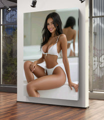 Süße Hannah | Poster Leinwand | Provokativ Sexy