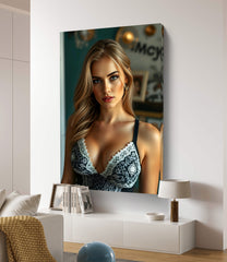 Sofias Verführung | Poster Leinwand | Provokativ Sexy