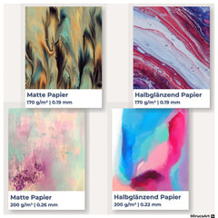 Colorful abstract painting background. Highly textured oil paint | Wall mural